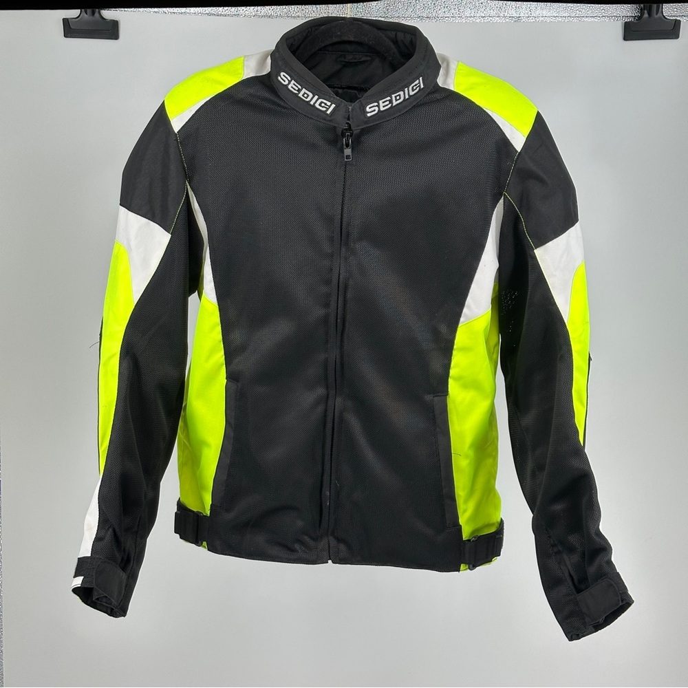 Men’s Medium Sedici Armored Elbows Shoulders Back Pad Motorcycle‎ Jacket